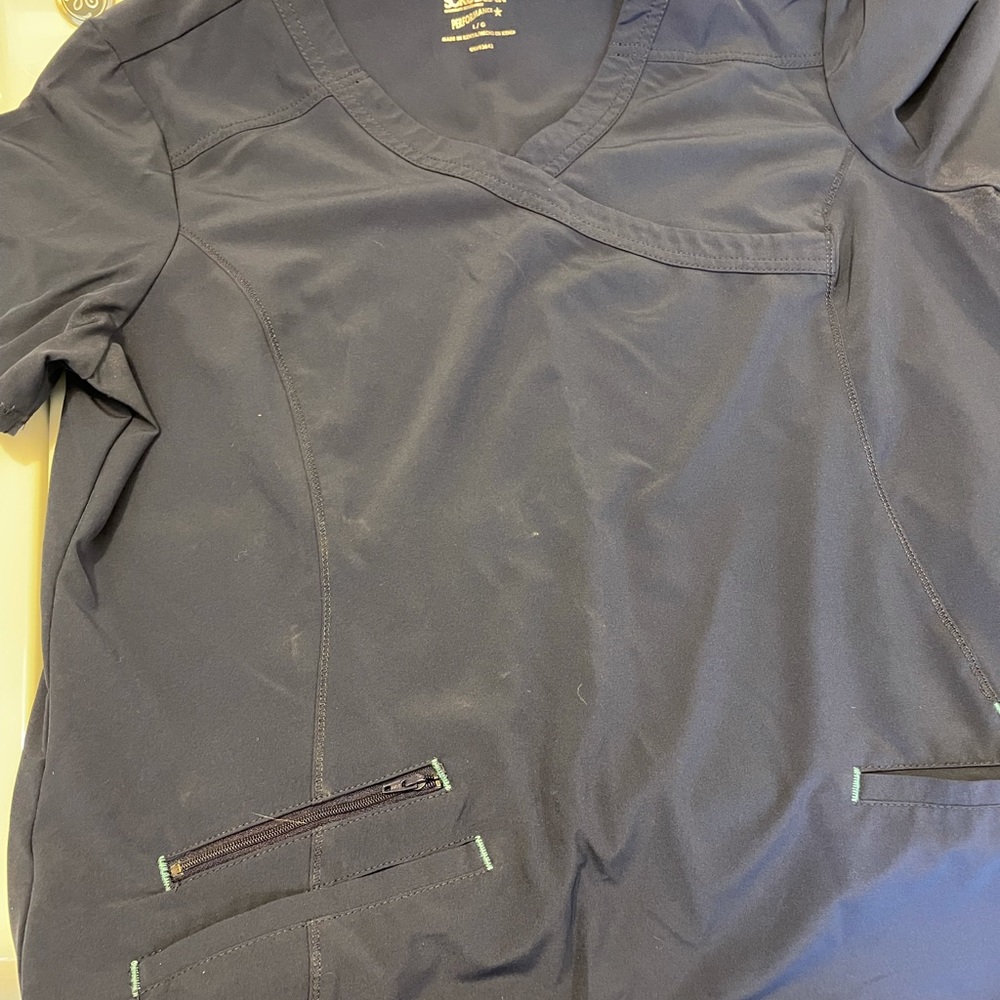Navy blue scrubs